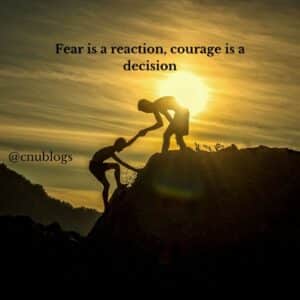 reaction, fear, strength, decision