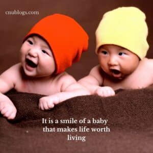 It is a smile of a baby that makes life worth living