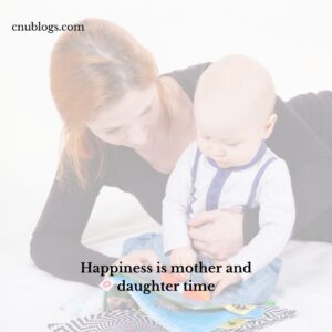 Happiness is mother and daughter time