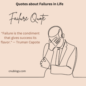 Quotes about Failures in Life